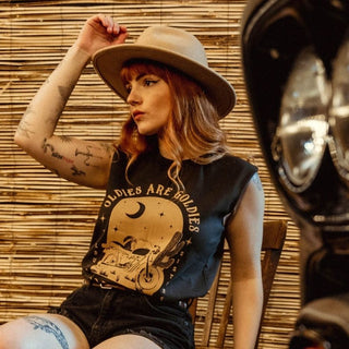 Wildust Sisters Oldies Tank in Black - available at Veloce Club
