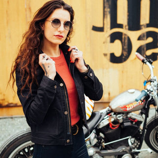 Wildust Sisters Pioneer Moto Jacket in Black - available at Veloce Club