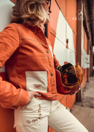 Wildust Sisters Pioneer Moto Jacket - Brick | Veloce Club