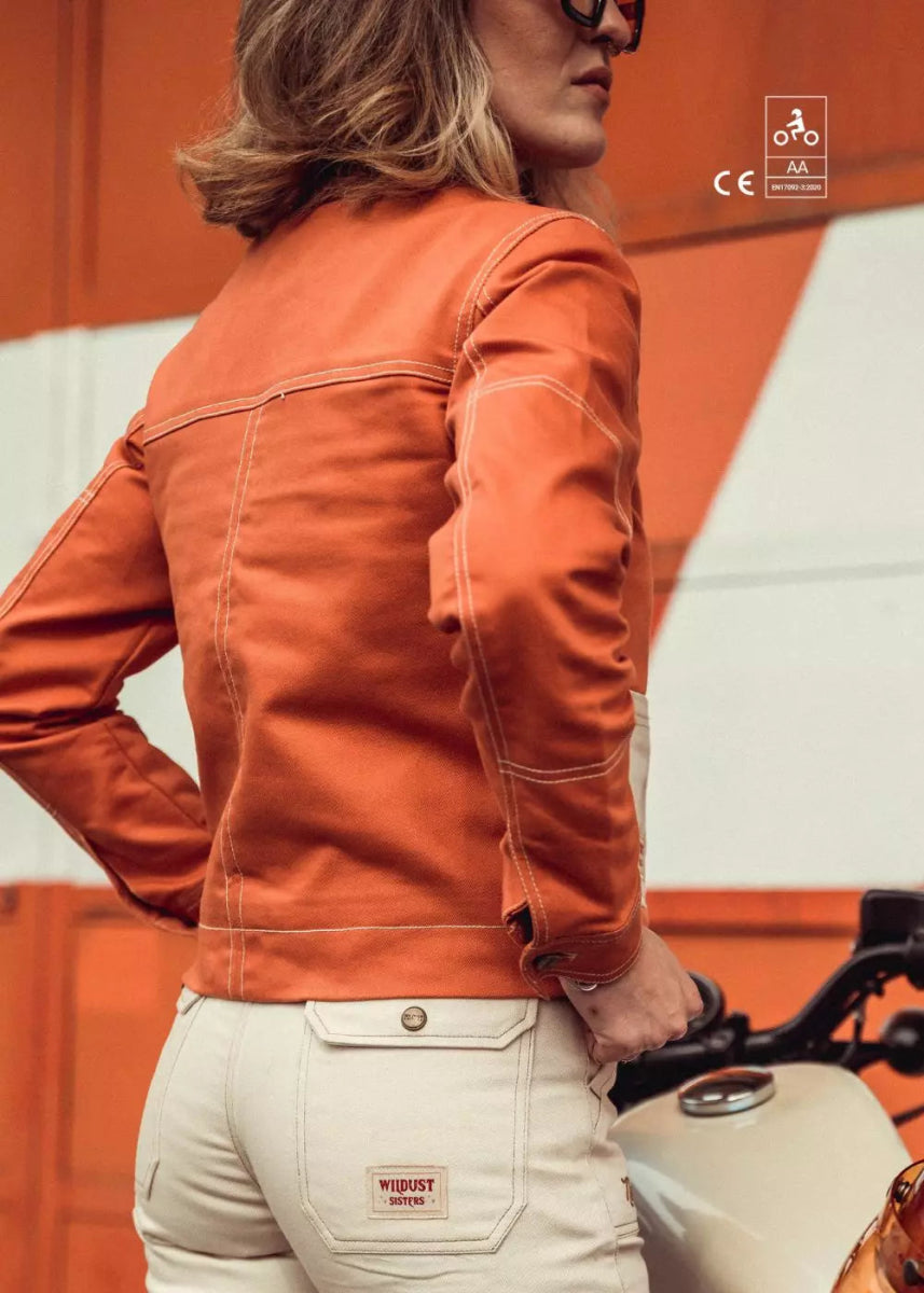 Wildust Sisters Pioneer Moto Jacket - Brick | Veloce Club