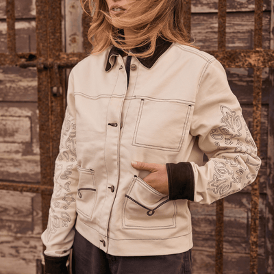 Wildust Sisters Pioneer Wild Kraft Women's Jacket available at Veloce Club