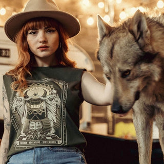 Wildust Sisters Pray Tank in Green - available at Veloce Club