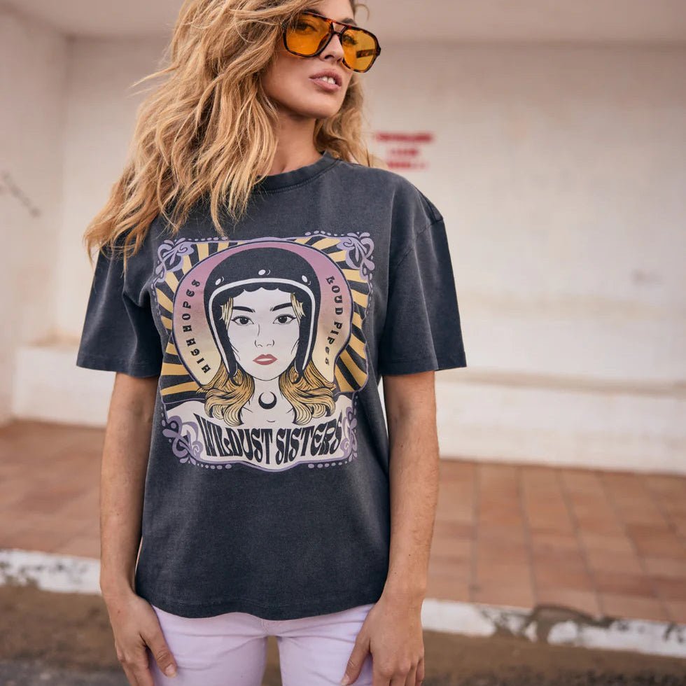 Wildust Sisters Rebel Rider T-shirt | Veloce Club
