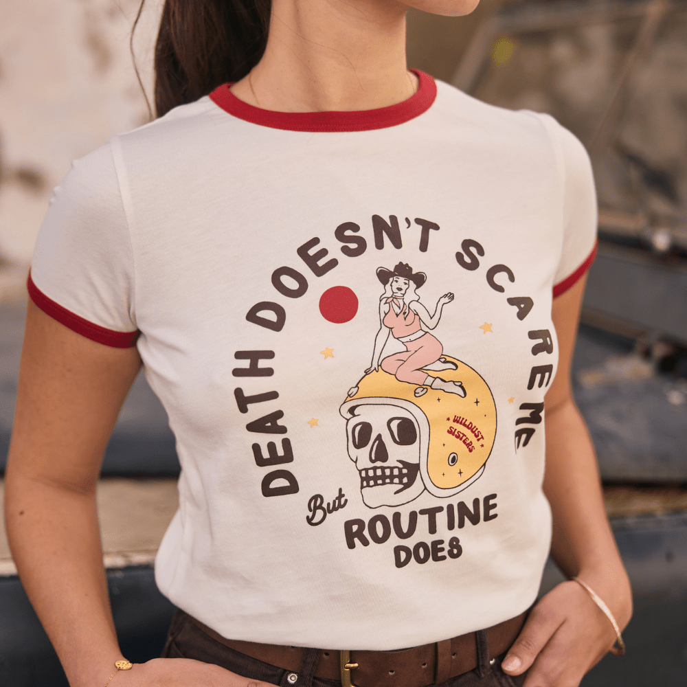 Wildust Sisters Scary Routine T-Shirt in White