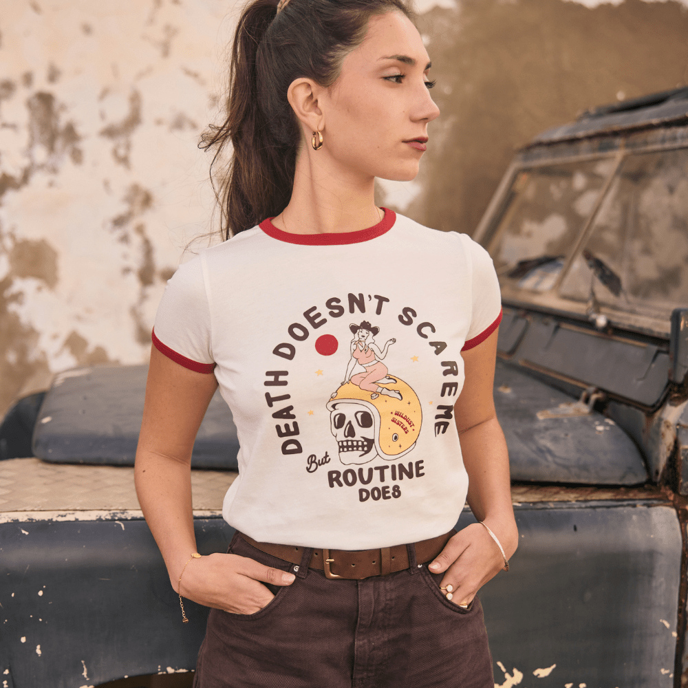 Wildust Sisters Scary Routine T-Shirt in White