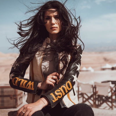 Wildust Sisters Stars & Stripes Jacket - Khaki | Veloce Club