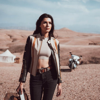 Wildust Sisters Stars & Stripes Jacket - Khaki | Veloce Club