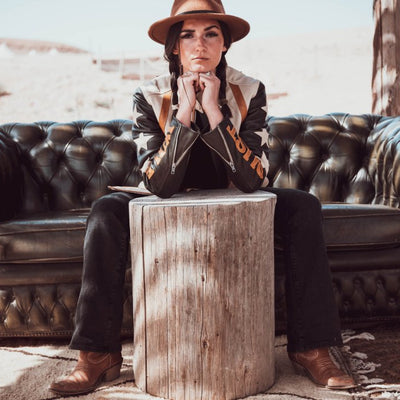 Wildust Sisters Stars & Stripes Jacket - Khaki | Veloce Club