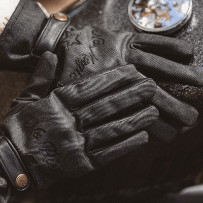 Wildust Sisters Thriller Motorcycle Gloves in Black