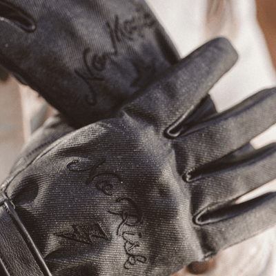Wildust Sisters Thriller Motorcycle Gloves in Black
