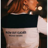 Wildust Sisters Wild Girls Club Long Sleeve - White & Blue | Veloce Club