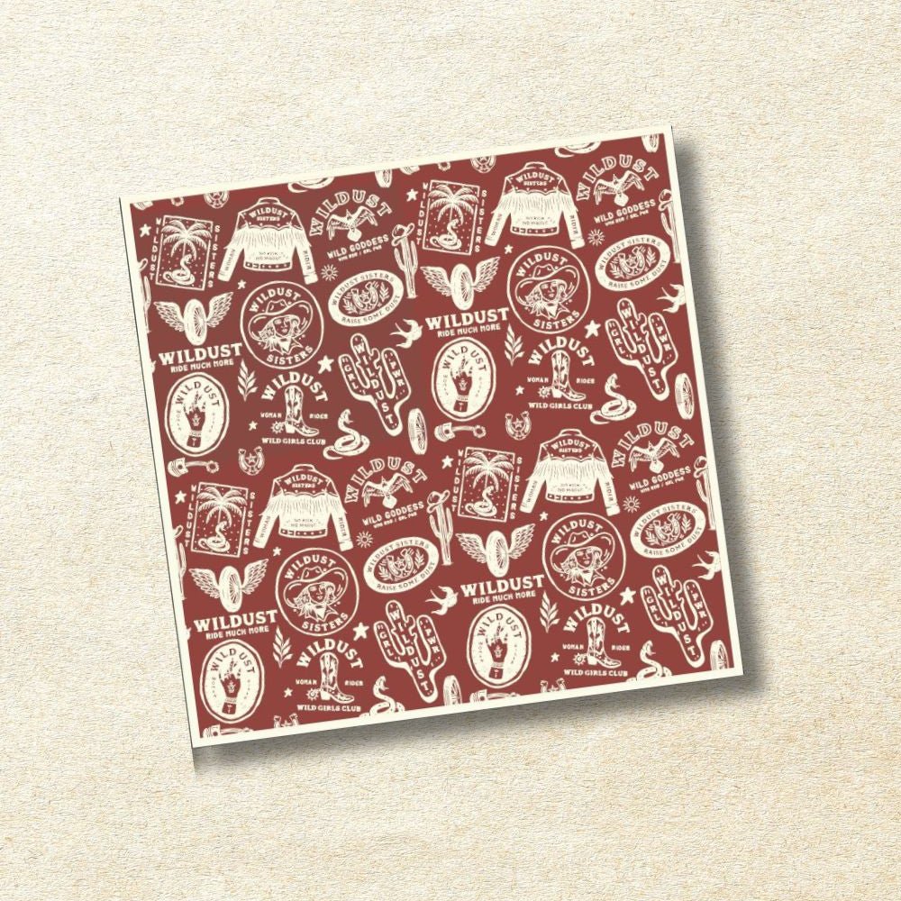 Wildust Sisters Wild Spirit Moto Scarf - Red | Veloce Club