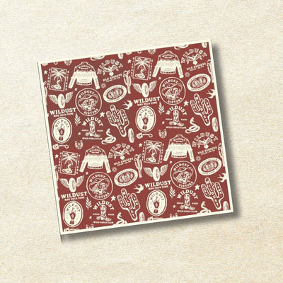 Wildust Sisters Wild Spirit Moto Scarf - Red | Veloce Club