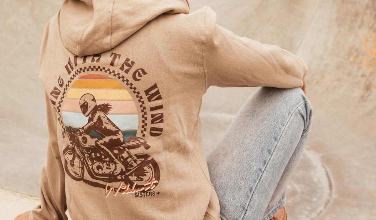 Wildust Sisters Wind Race Hoodie in Khaki - available at Veloce Club