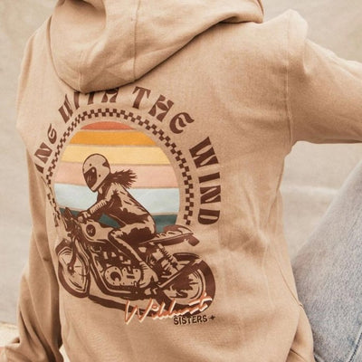 Wildust Sisters Wind Race Hoodie in Khaki