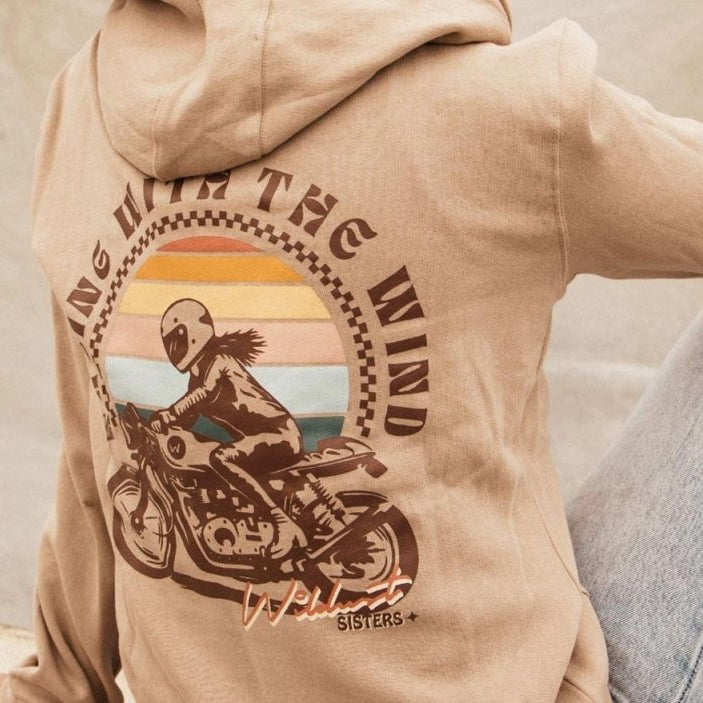 Wildust Sisters Wind Race Hoodie in Khaki