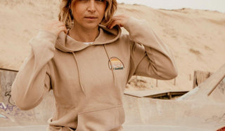 Wildust Sisters Wind Race Hoodie in Khaki - available at Veloce Club