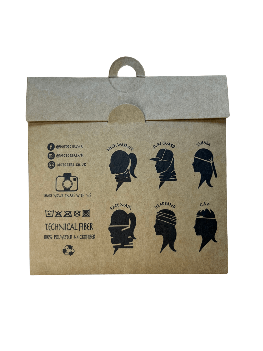 MotoGirl Wings Neck tube available at Veloce Club