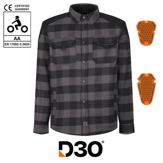 Woody Flannel Jacket (Grey) - available at Veloce Club