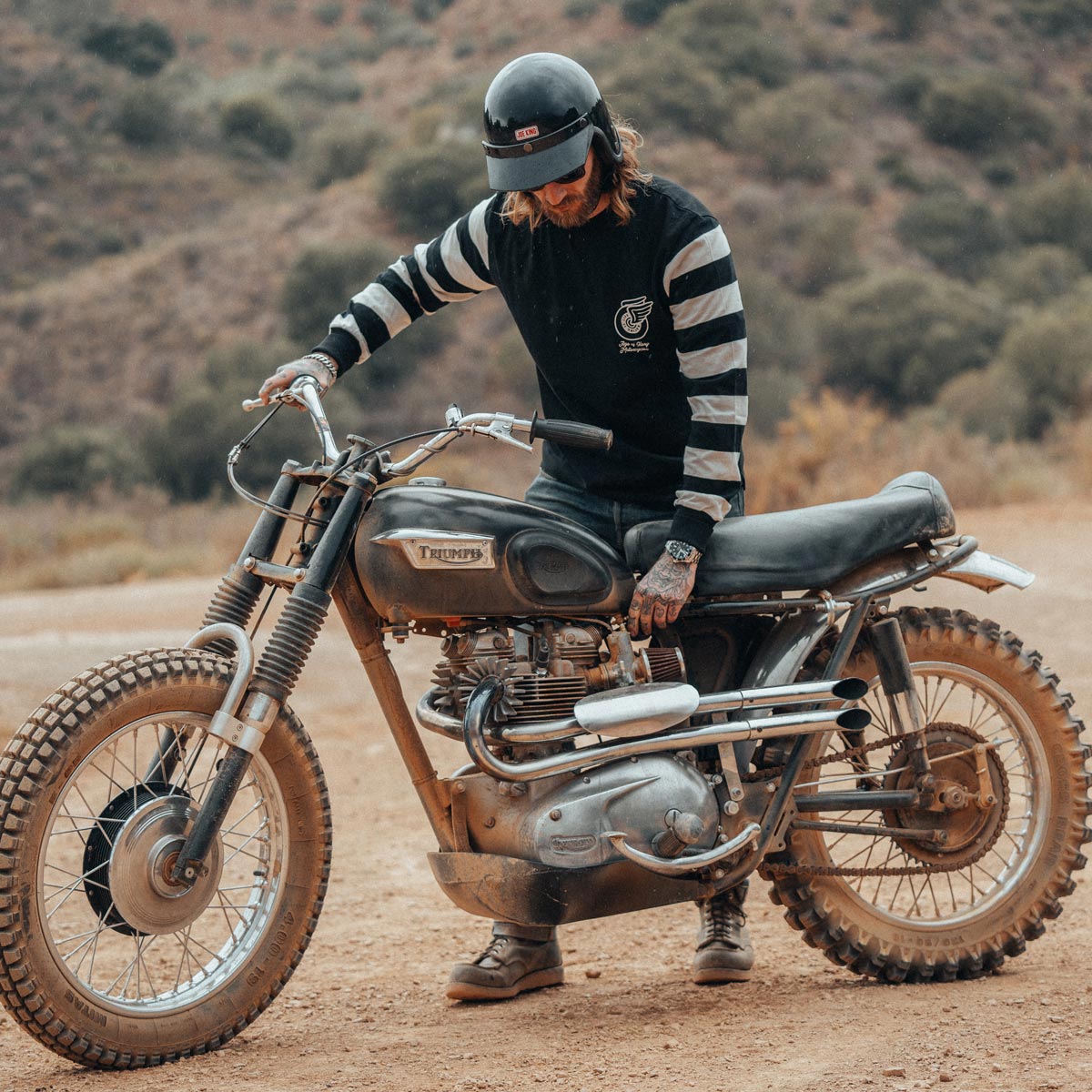 Age of Glory Champs Long Sleeve in Black Ecru