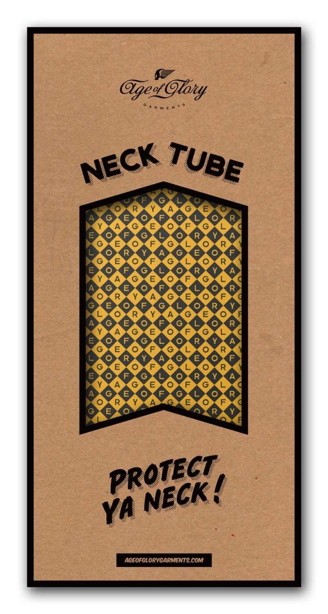 Age of Glory Diamonds Neck tube in Black and Gold 