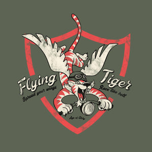 Age of Glory Flying Tiger T-shirt in Green 