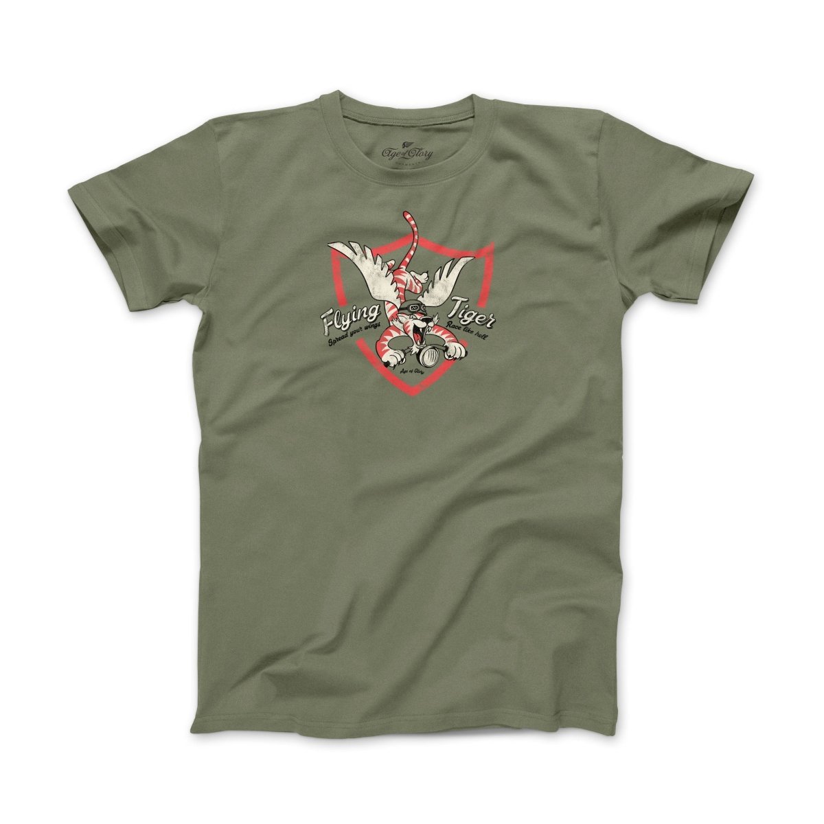 Age of Glory Flying Tiger T-shirt in Green