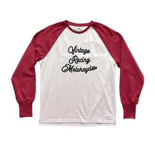 Age of Glory Heritage Long Sleeve in Ecru and Burgundy - available at Veloce Club