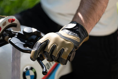 Age of Glory Hero Leather CE Gloves in Black 