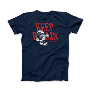 Age of Glory Keep Rollin' T-shirt in Blue 
