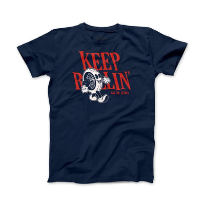 Age of Glory Keep Rollin' T-shirt in Blue 