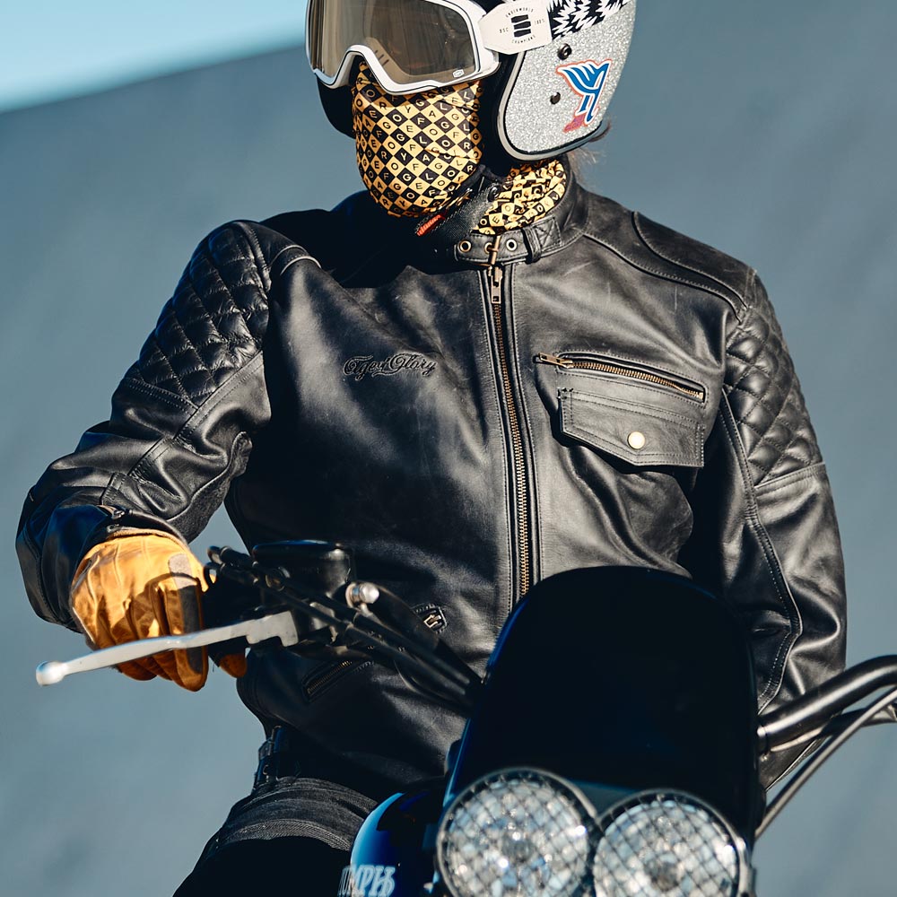 Age of Glory Kingpin Leather Jacket in Black