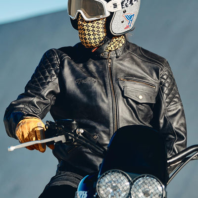 Age of Glory Kingpin Leather Jacket in Black