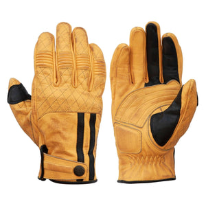 Age of Glory Miles Leather CE Gloves in Yellow