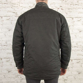Age of Glory Mission Waxed Cotton Jacket in Black 