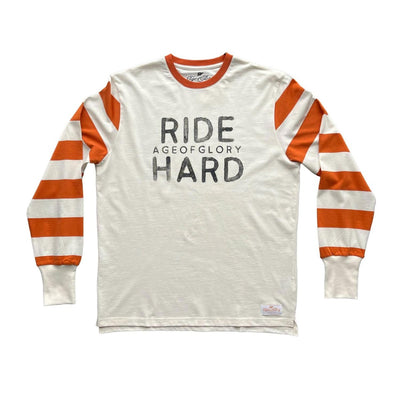Age of Glory Ride Hard Long Sleeve in Ecru and Rust