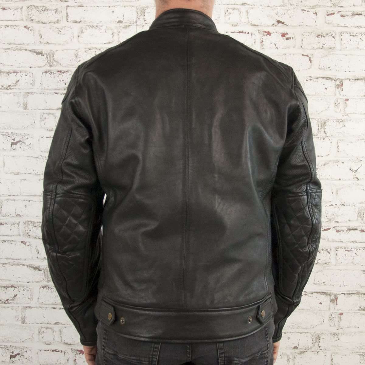 Age Of Glory Rogue Leather Jacket in Black 