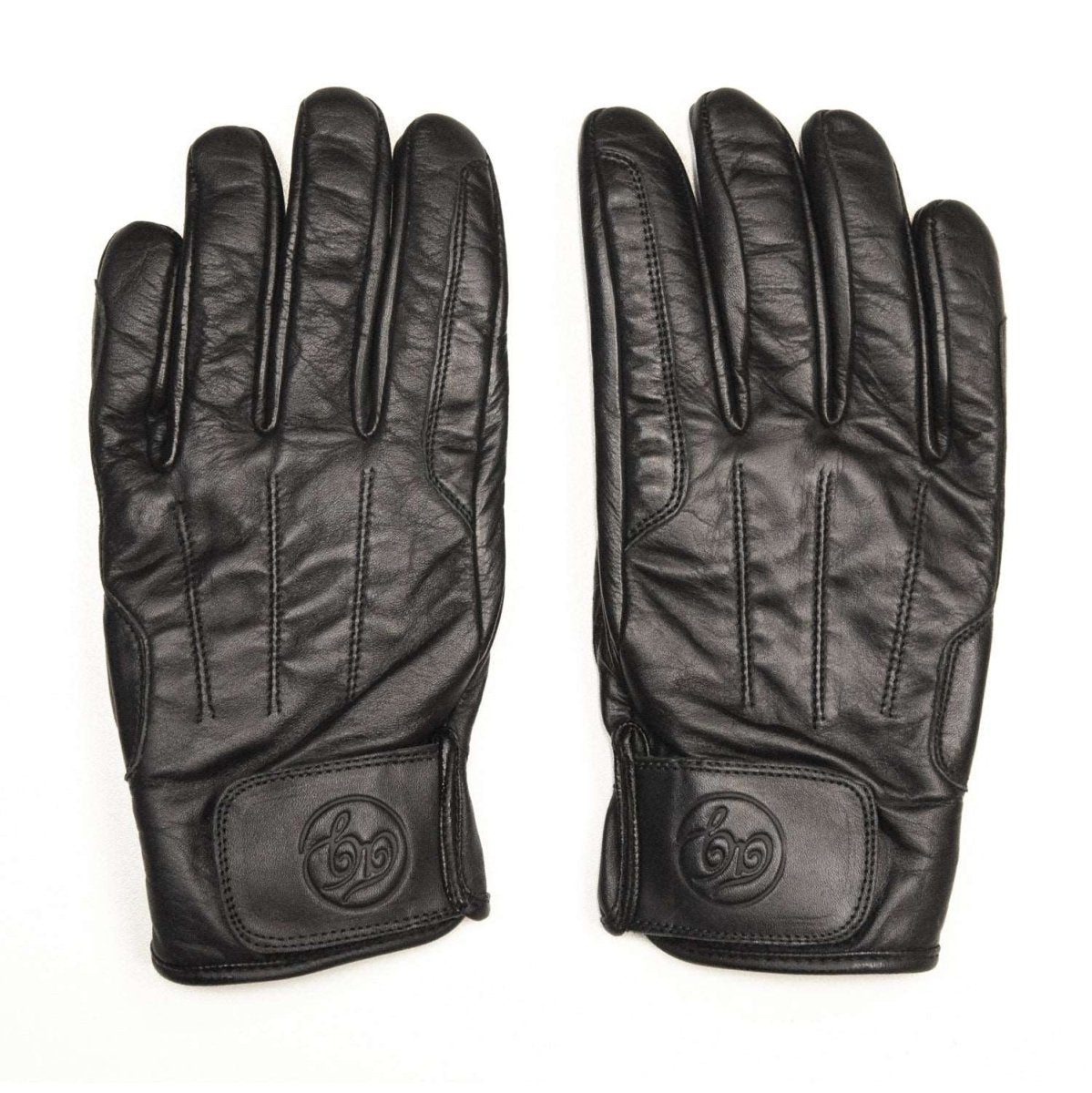 Age of Glory Rover Leather CE Waxed Gloves in Black 