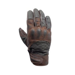 Age of Glory Shifter Gloves Brown Leather and Denim - available at Veloce Club