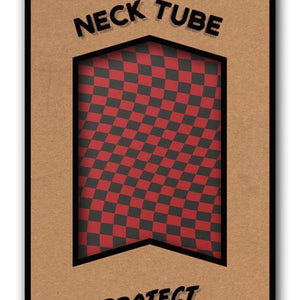 Age of Glory Twisted Checkers Neck tube in Black and Red