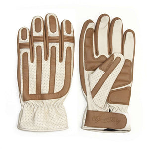 Age of Glory Victory Leather CE Gloves in Cream and Caramel 
