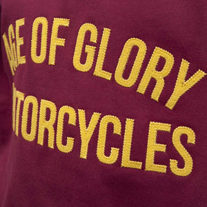 Age of Glory Vintage Raglan Burgundy Sweatshirt 