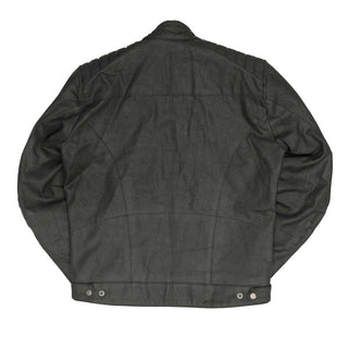 Age of Glory Worker Coated Denim Jacket in Black