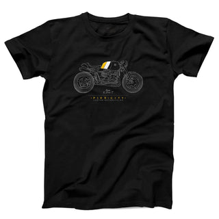Age of Glory X Pier City Customs Rennen T-shirt in Black 