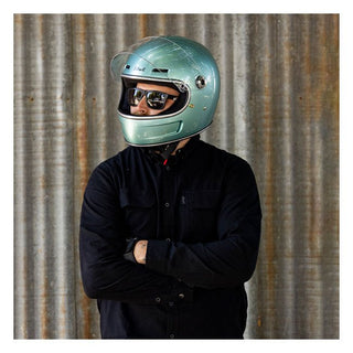 Biltwell Gringo SV Helmet - Metallic Sea Foam - available at Veloce Club