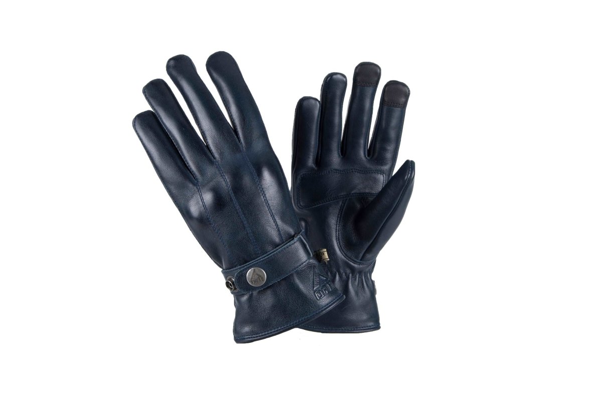 By City Elegant Mens Winter Gloves in Blue