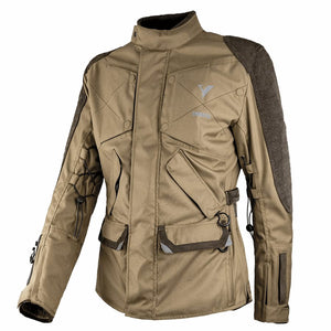 By City Emirates Touring Textile Jacket in Brown 