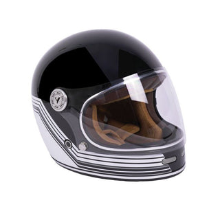 Roadster II Helmet in Line Black and White 