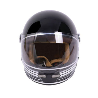 Roadster II Helmet in Line Black and White