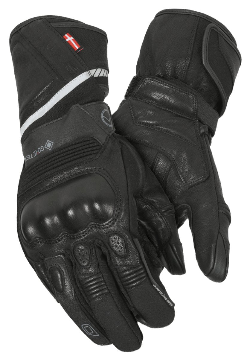 Dane Furseo Motorcycle Gloves in Black 